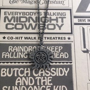 Supernatural pentagram necklace from Hot Topic